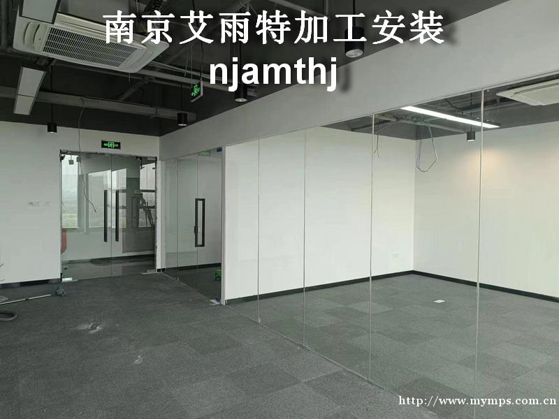 钢化玻璃门加工安装 钢化玻璃门加工安装